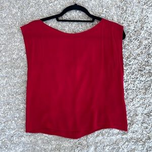 Alice + Olivia Red Silk Blouse, size: xs